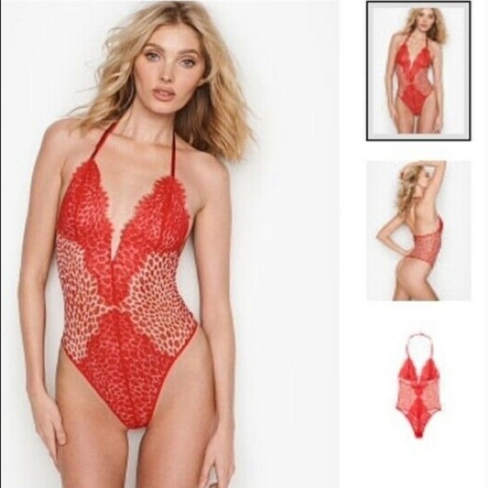 Victoria’s Secret Teddy Bodysuit Red Lips 💋 - Picture 7 of 7